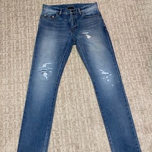 Saint Laurent W30 Blue Distressed D02 M/SK-LW